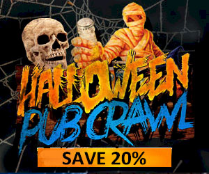 Halloween Pub Crawl : SAVE 20%