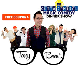 Discount Coupons for Outta Control Magic Show