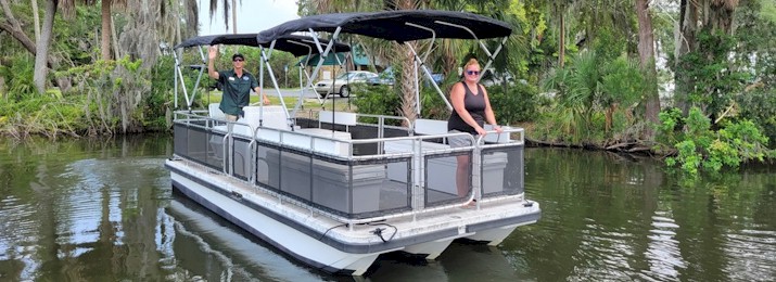 Pontoon Boat Rentals Crystal River Preserve State Park. Save 10%