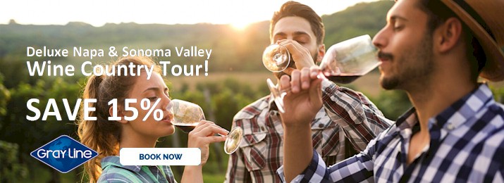 Napa and Sonoma Wine Country Tour with Gray Line. Save 15%