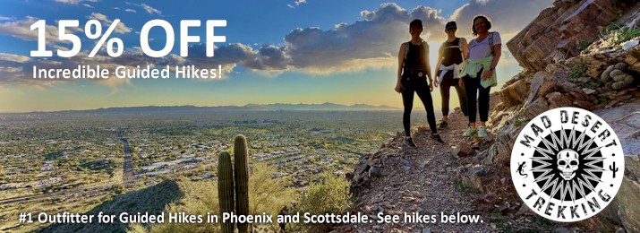 Save 15% Off Guided Hikes in Scottsdale and Phoenix