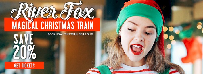 River Fox Magical Christmas Train. Save 20% with Coupon Code