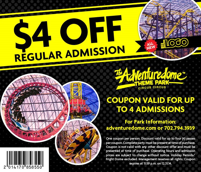 Adventuredome Coupons Discount Tickets & Discount Codes