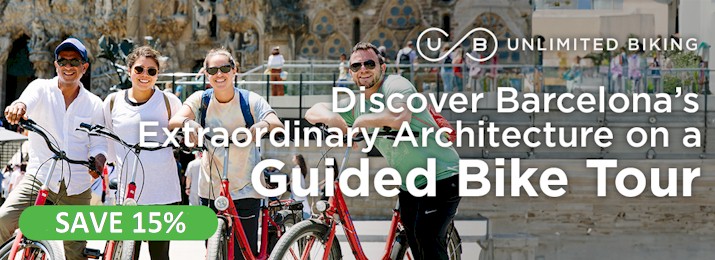 Wonders of Gaudí Bike Tour. Save 15% with Coupon Code